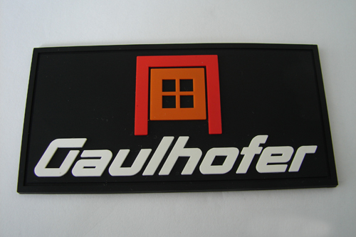 Das Soft-PVC Aufnäh-Emblem