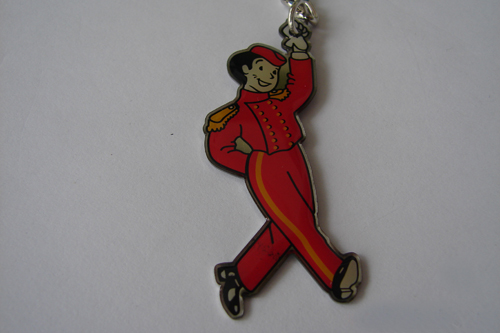 Der gedruckte Schlüsselanhänger