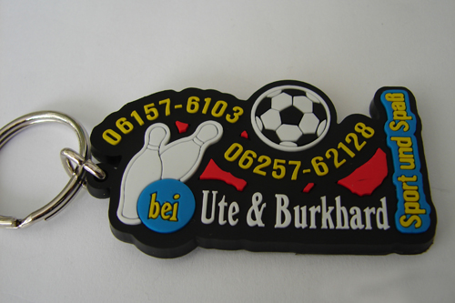 Der Soft-PVC Schlüsselanhänger